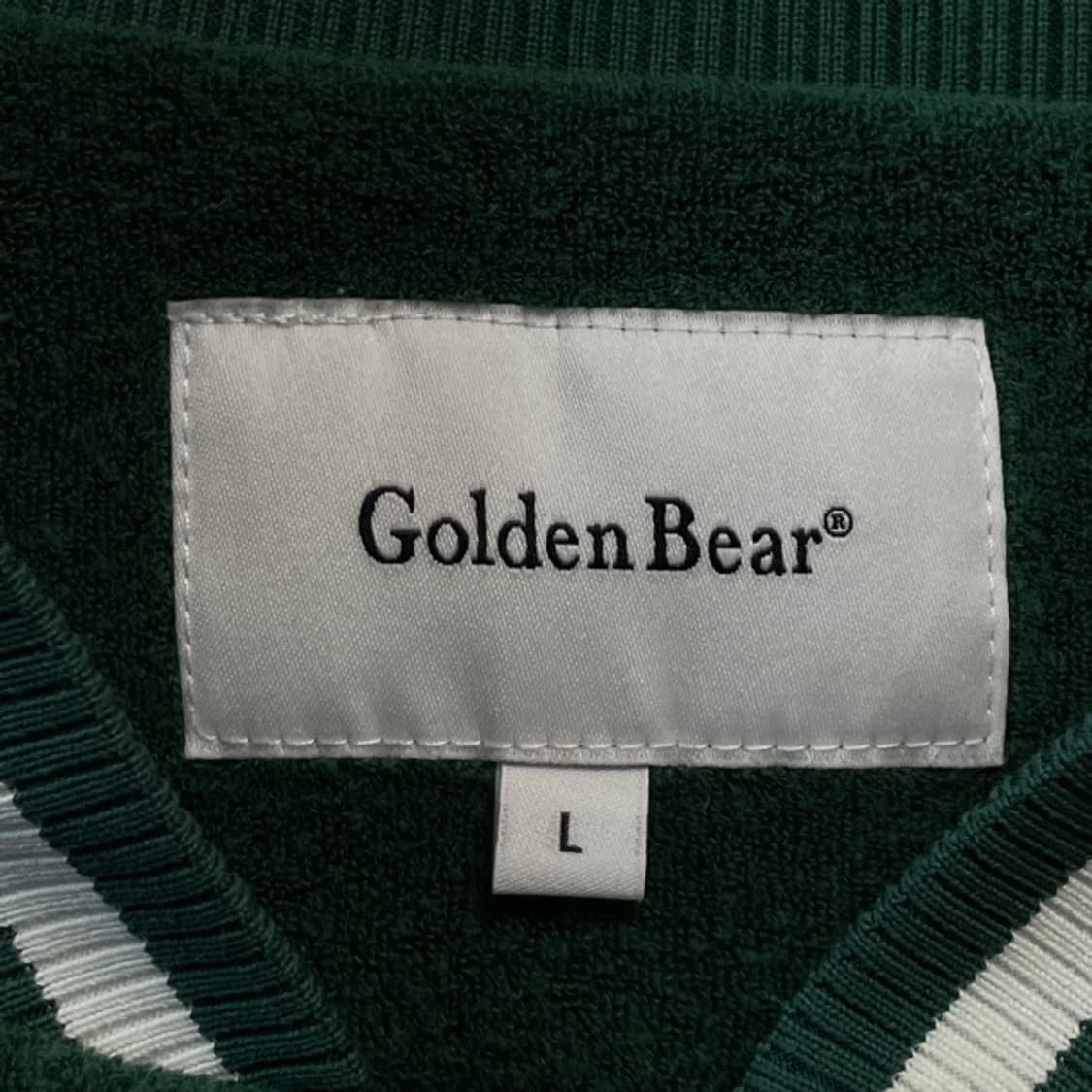 100 골든베어 파쓰리 바시티 자켓 상품이미지3