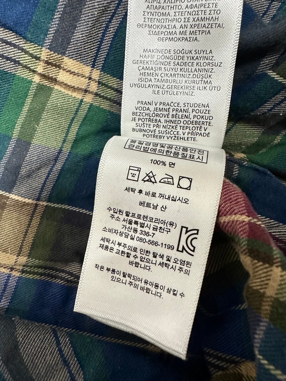 폴로 랄프로렌 신형 체크셔츠 상품이미지6