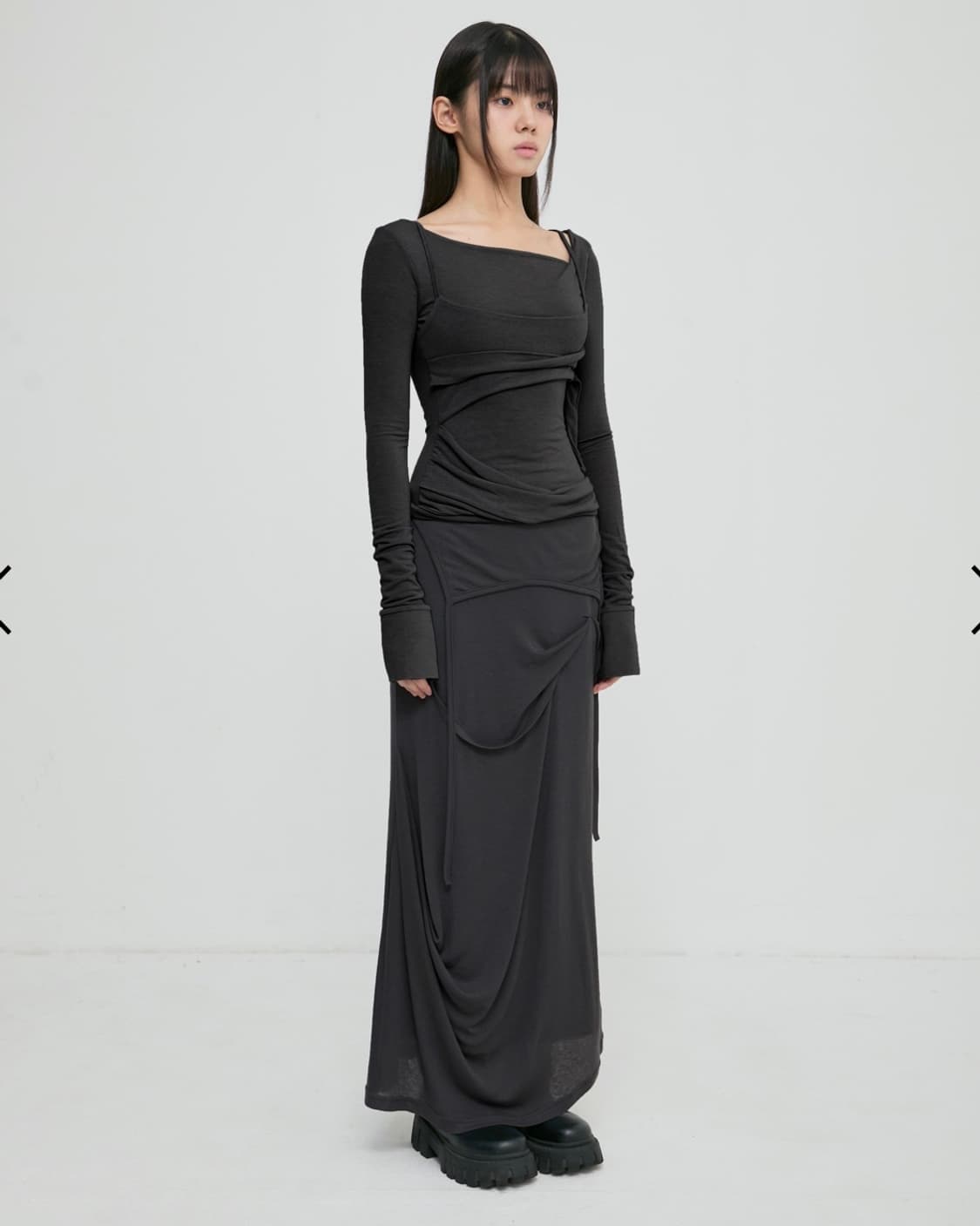 Flareup Layered Bustier Long Sleeve 상품이미지4