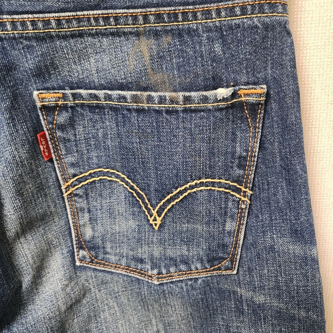 [30] 리바이스 523 와이드핏 청바지 데님팬츠 상품이미지4