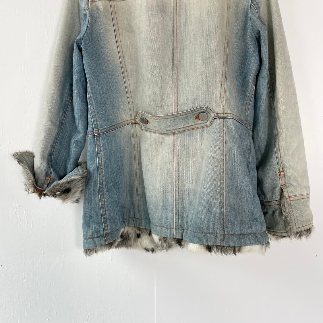 버버리 데님 퍼 자켓 상품이미지10