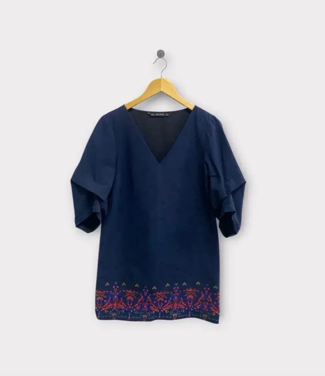 자라 ZARA 브이넥 튜닉 드레스 XS 상품이미지1