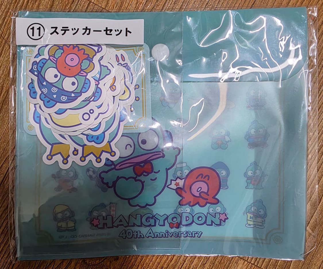 산리오  한교동  40주년 기념  스티커  세트 상품이미지2