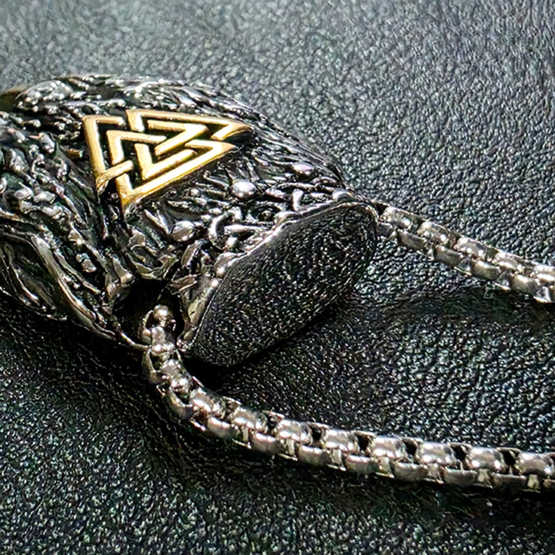 Vargr 티타늄 펜던트 빈티지 엔틱 곰 북유럽 바이킹 남자 목걸이 상품이미지4