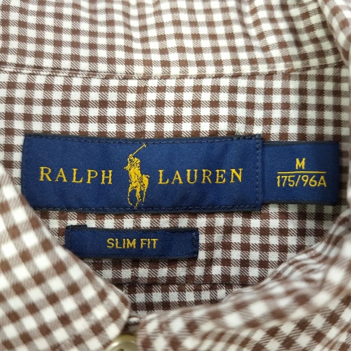 [폴로 랄프로렌] 포니 로고 자수 슬림핏 체크 셔츠 M18381 상품이미지7