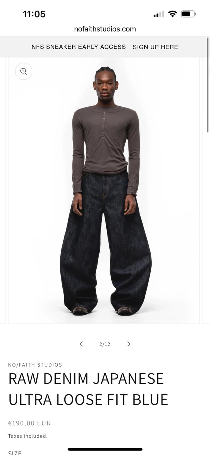 Nofaiths Studios RAW DENIM JAPANESE ULT 상품이미지1