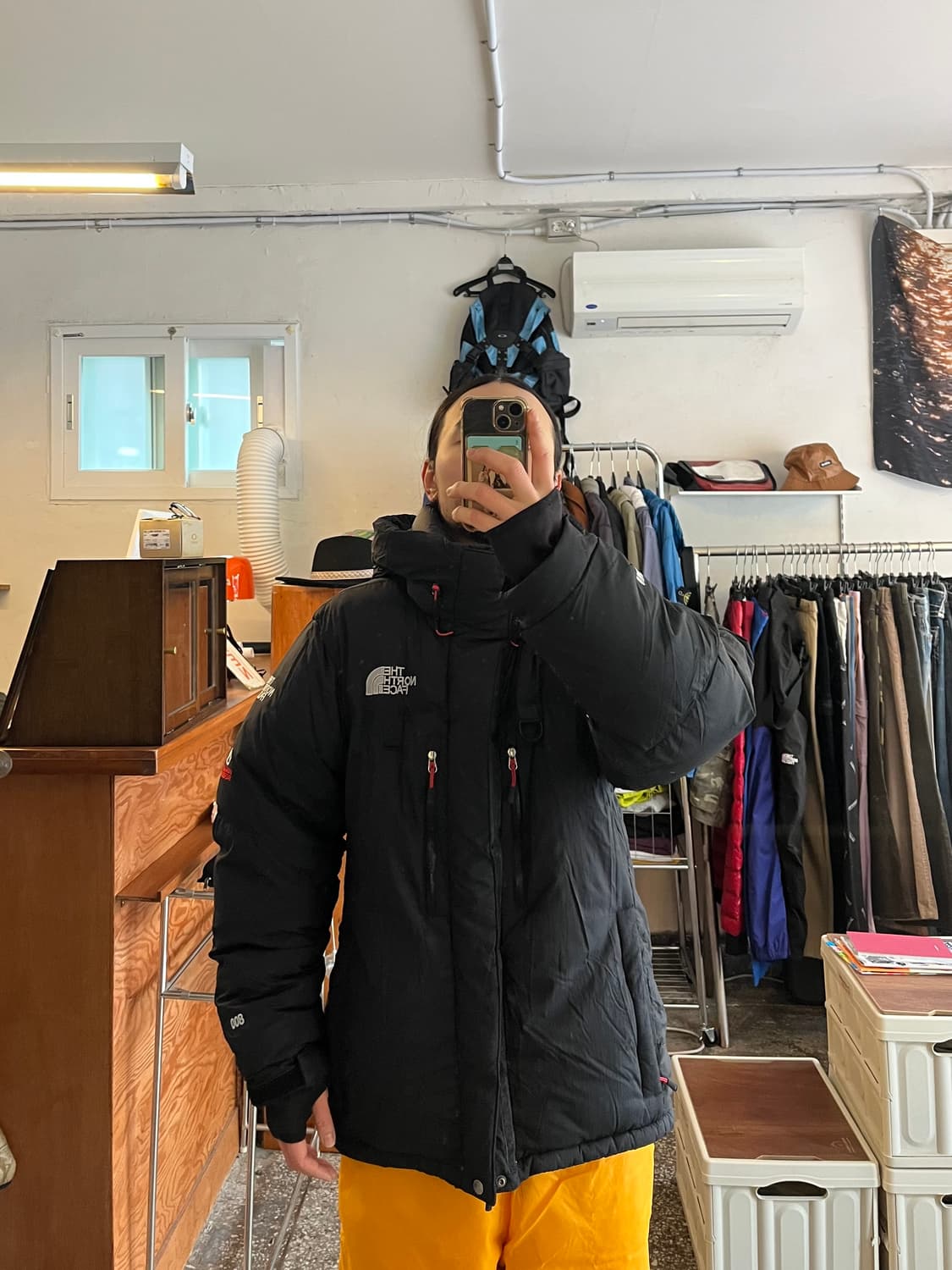 노스페이스 히말라야1 패딩 블랙 상품이미지1