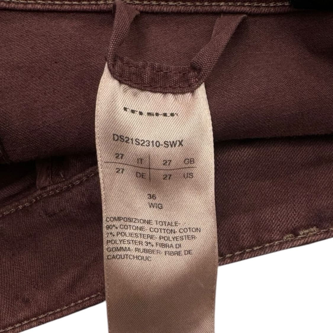 릭 오웬스 다크쉐도우 21SS 왁스 이지 크리치 컷 카고 팬츠 상품이미지8