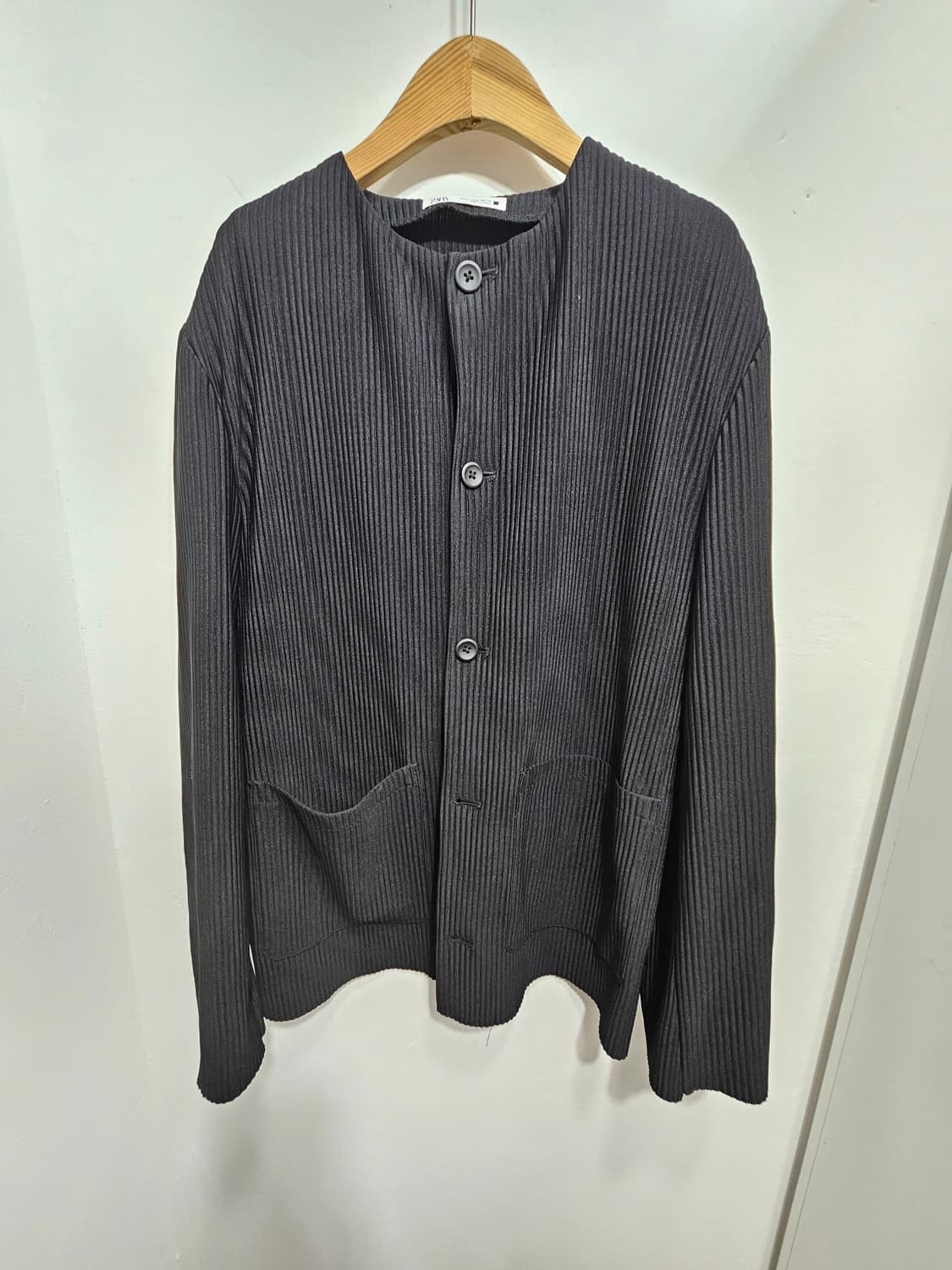 자라 라운드넥 플리츠 자켓 M 상품이미지6