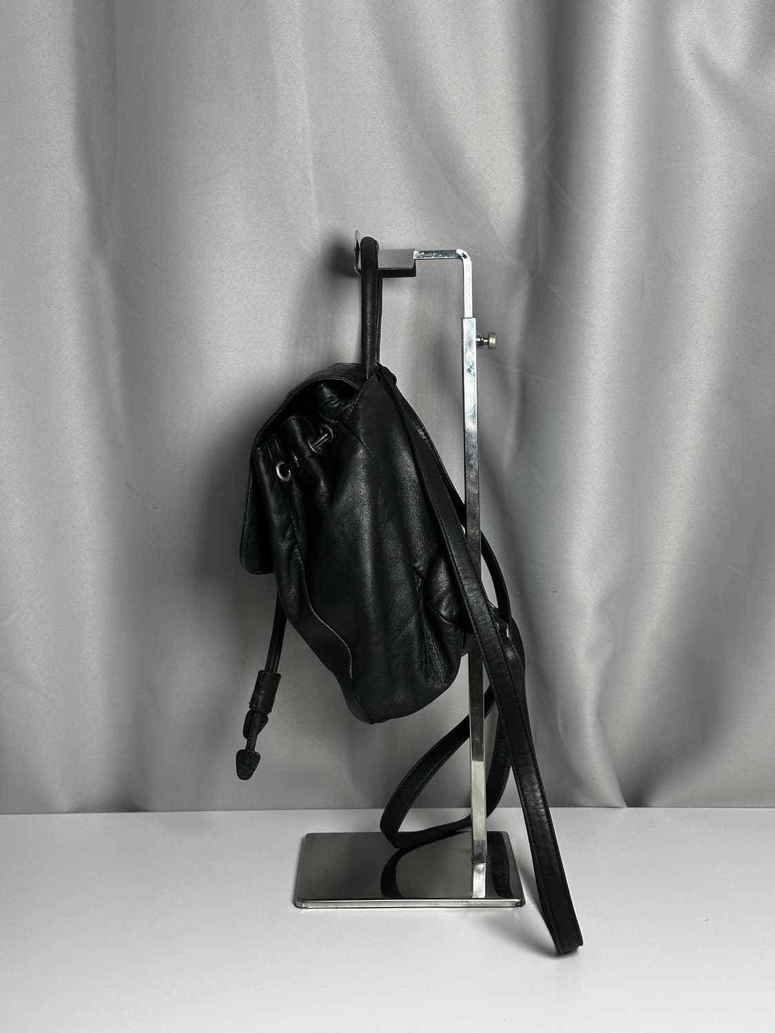 프라다 빈티지 블랙 램스킨 미니 백팩 상품이미지3