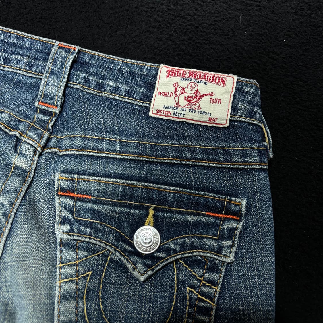 24 트루릴리전 BECKY 세미부츠컷 플레어진 상품이미지3