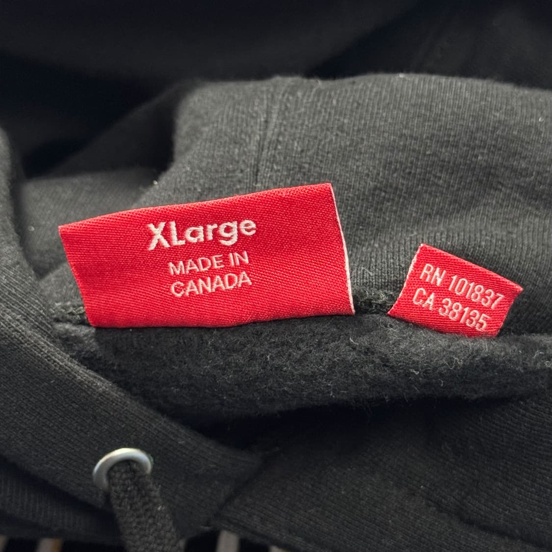 (XL) 19FW 슈프림 패널 아크 후드티 블랙 상품이미지6