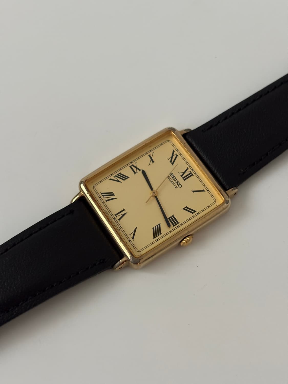 80s Chariot Roman Index Gold Tank Quartz 상품이미지5