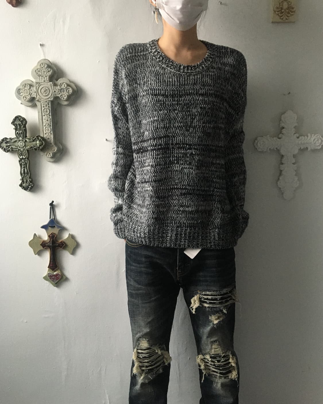 Pattern knit 상품이미지1