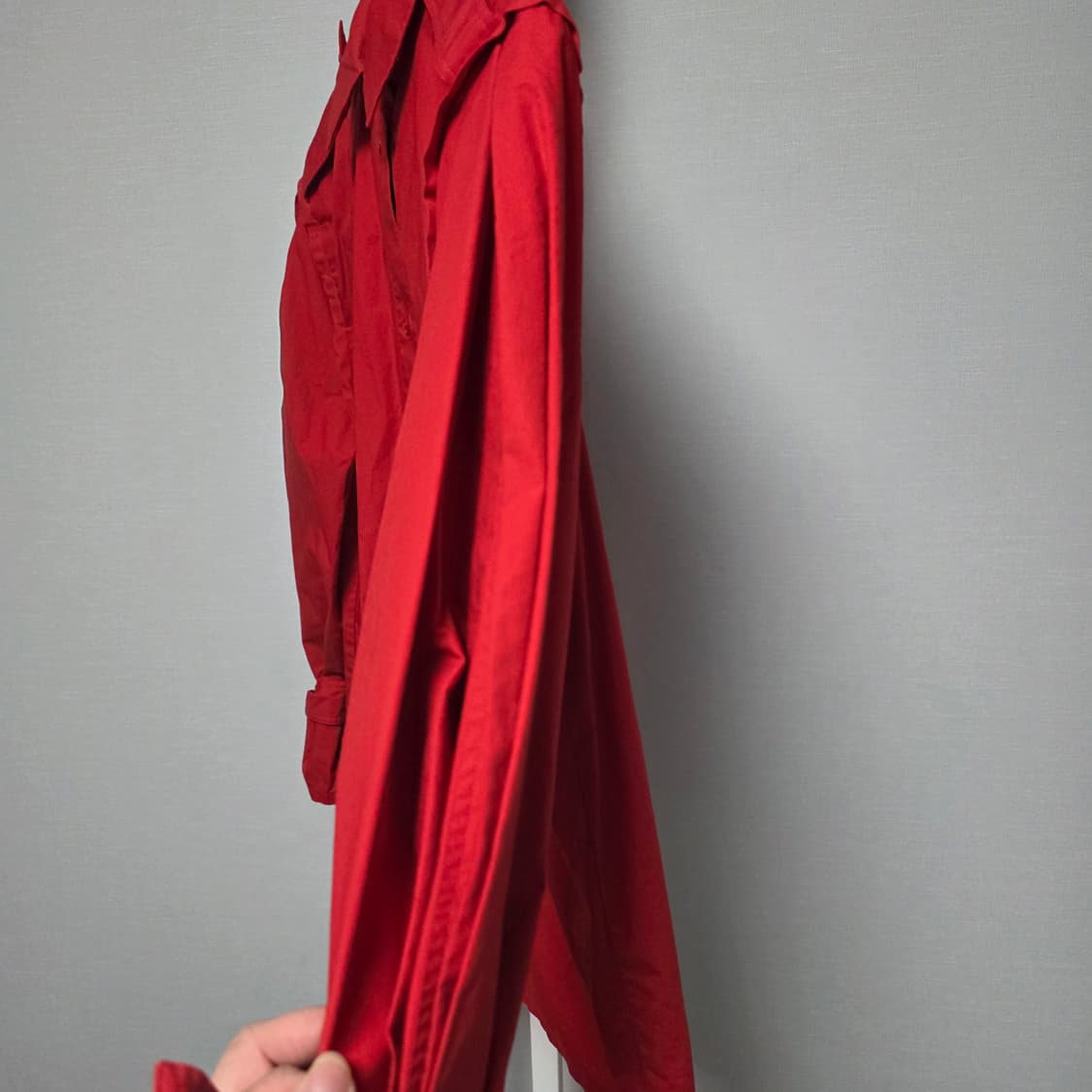 maje 마쥬 레드 긴팔 셔츠 리본 디테일 상품이미지4