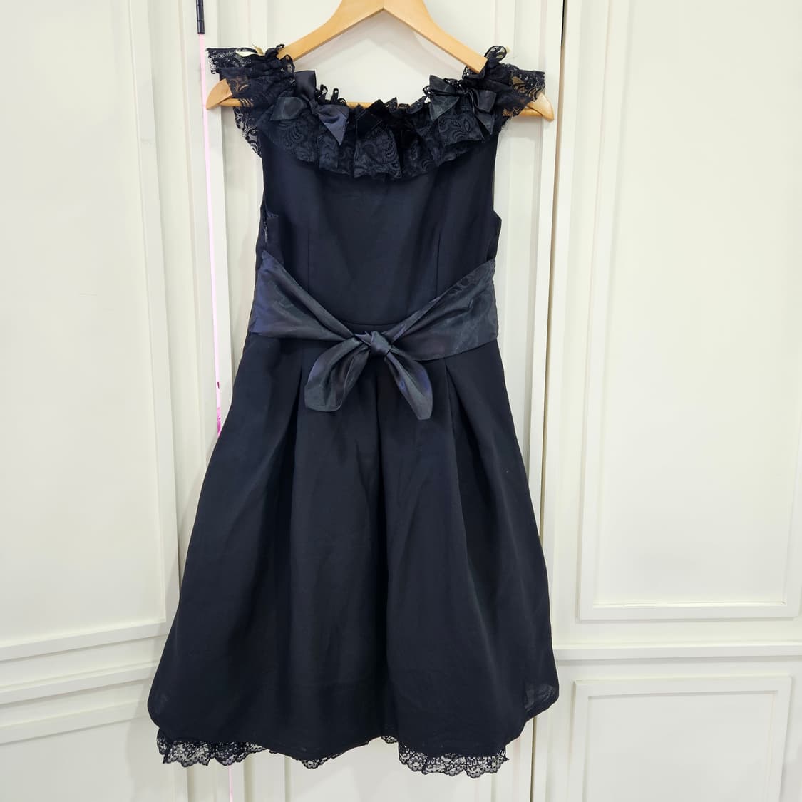 일본맞춤  레이스 리본 원피스 상품이미지4