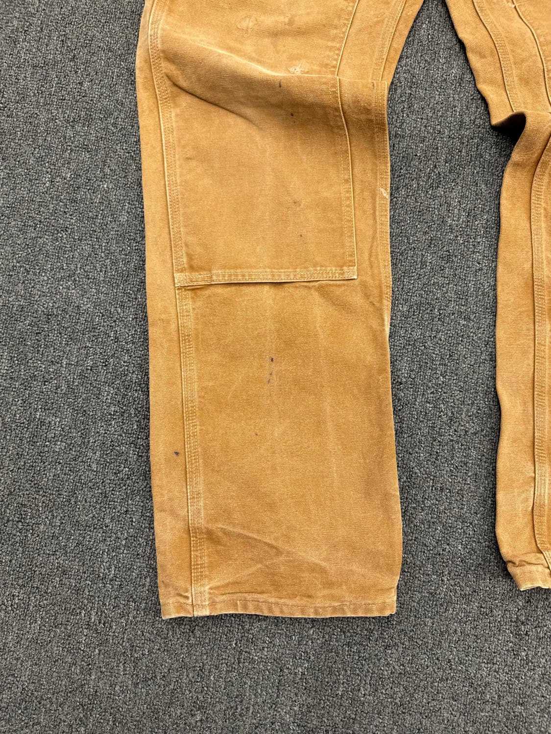 32)칼하트 빈티지 B01 브라운 더블니 워크팬츠 상품이미지5