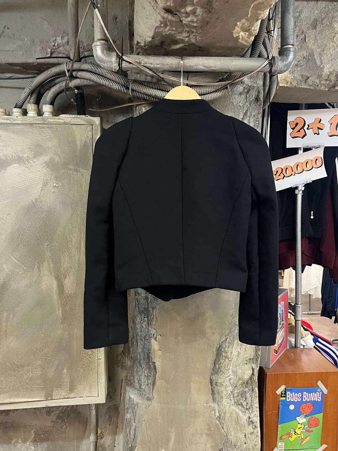 산드로 버튼 자켓 블랙 36 #csz3687 상품이미지2