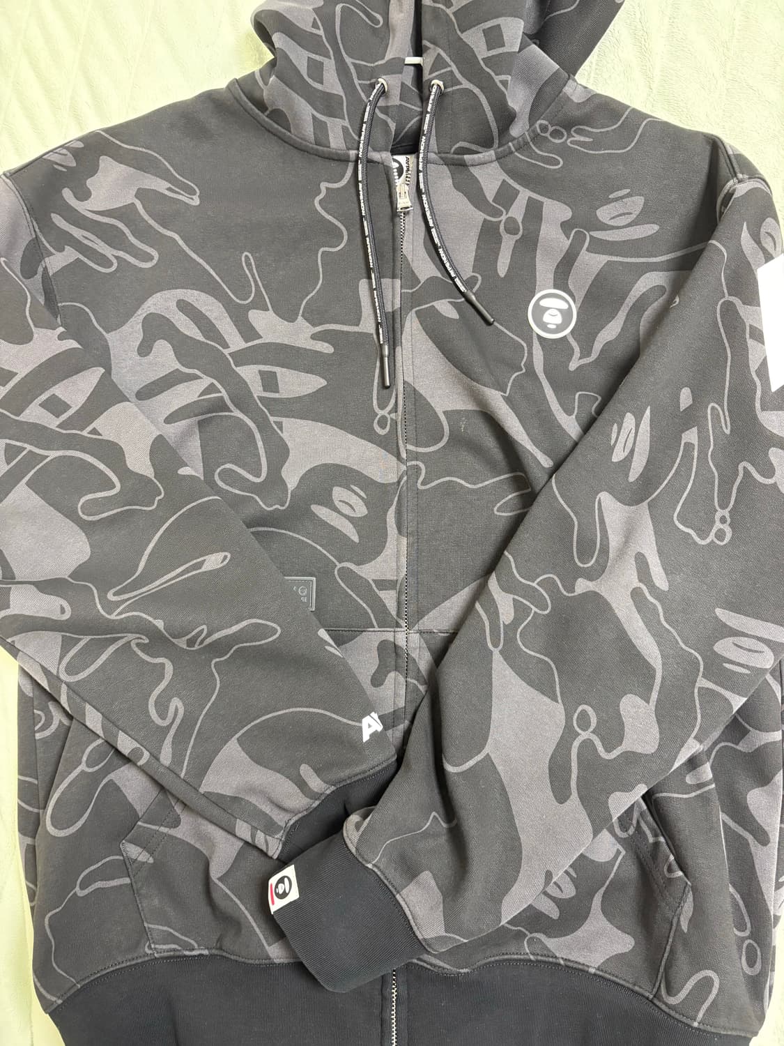 AAPE 에이프 후드집업 상품이미지1