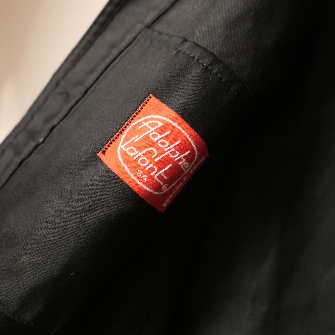 1960s French Black moleskin work jacket 상품이미지9