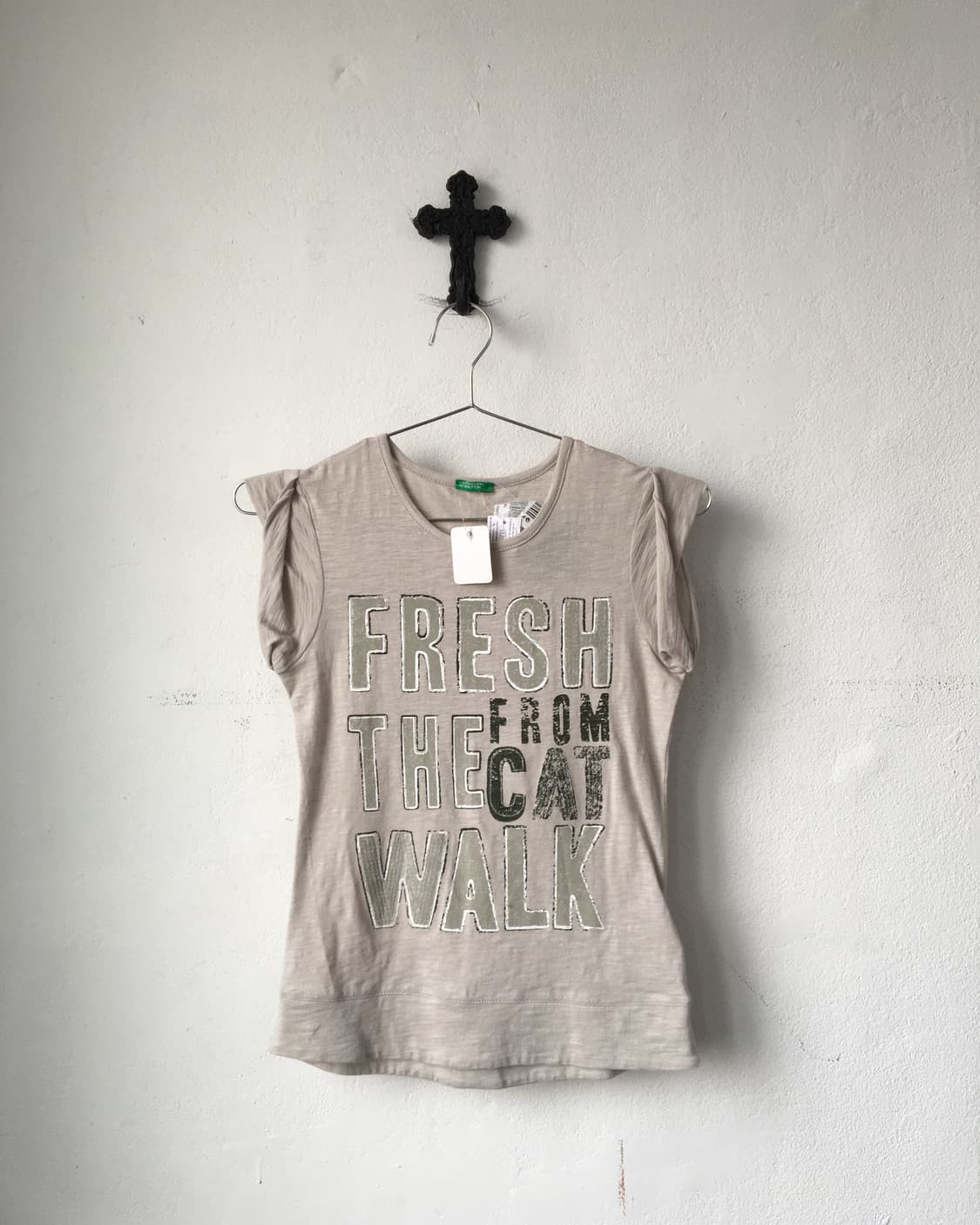 Benetton lettering printing t shirt 상품이미지1