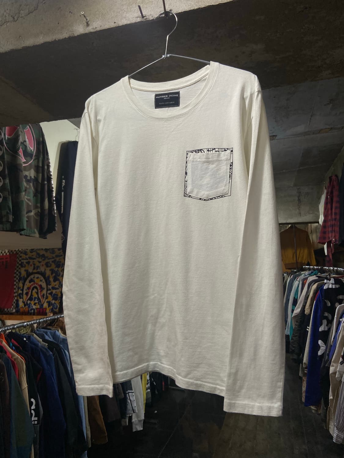 NUMBER (N)INE 넘버나인 X 나노 유니버스 음표 라운드 상품이미지2