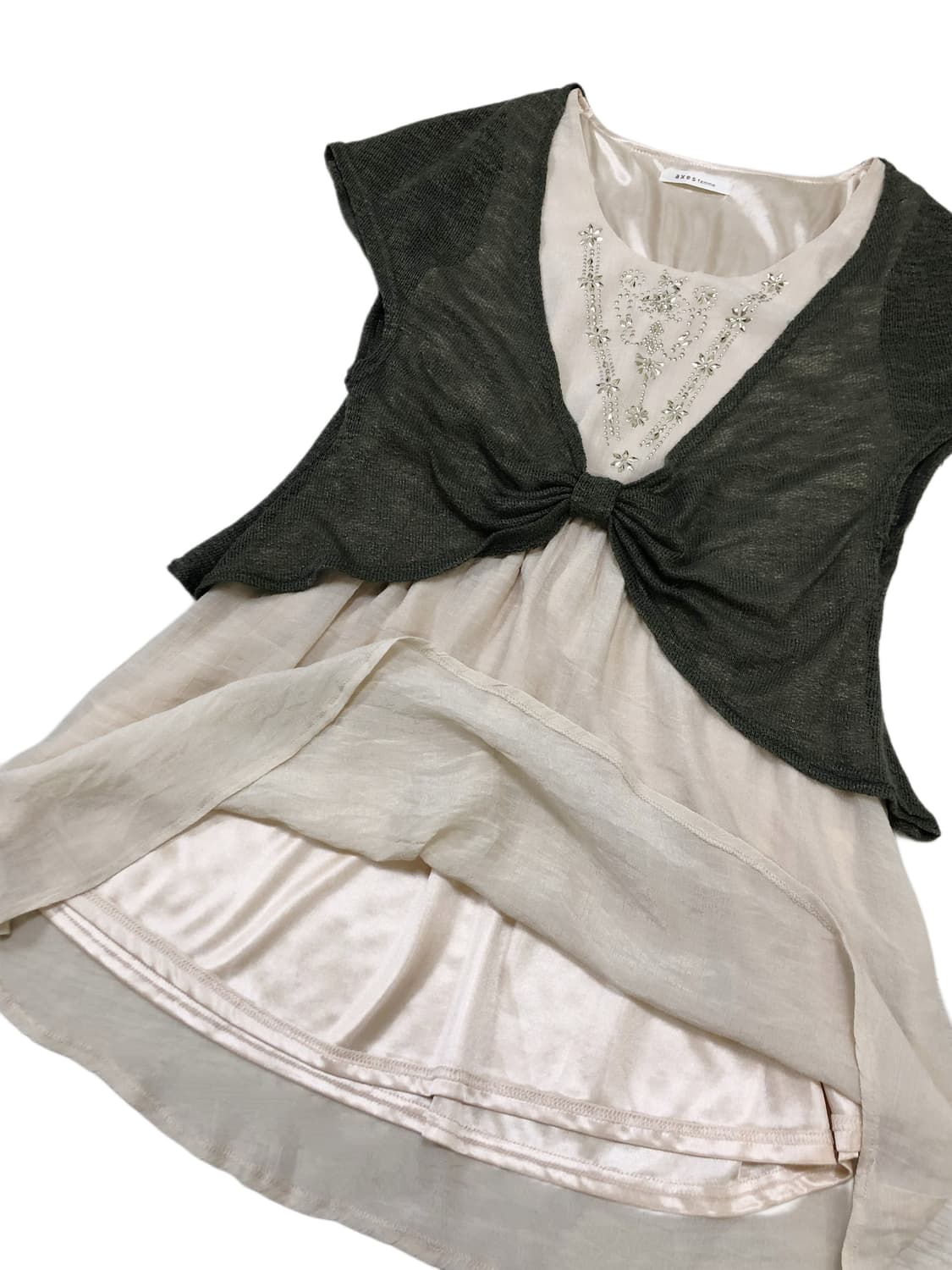 엑시즈팜 레이어드st 튜닉 원피스 상품이미지9