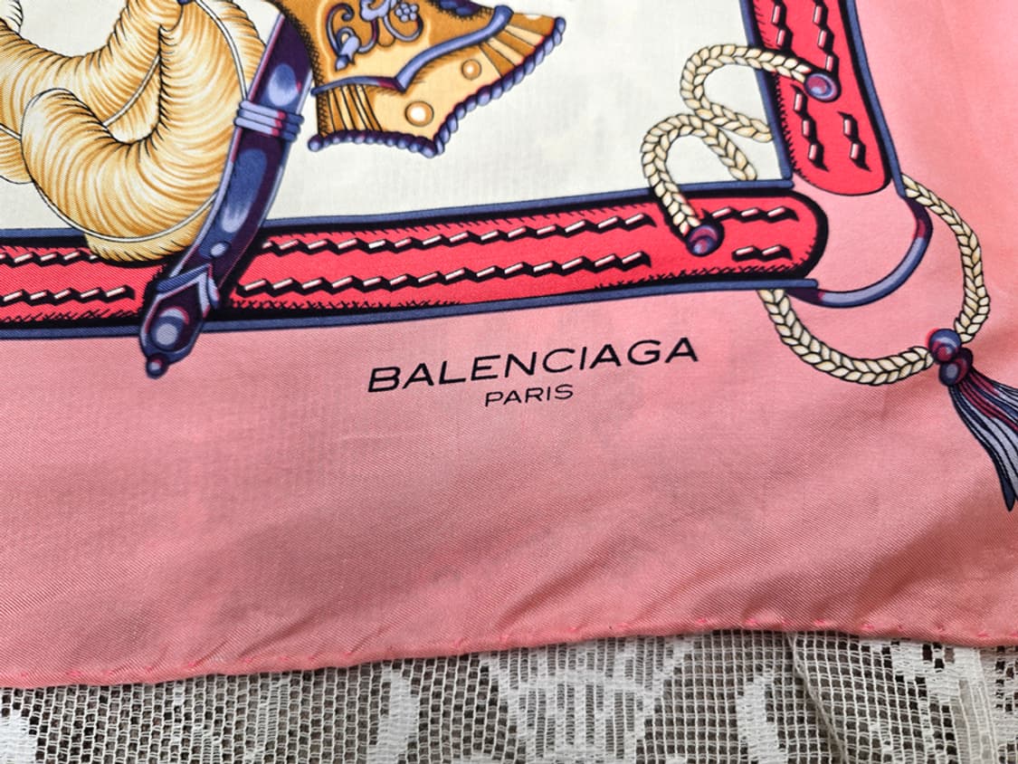 발렌시아가 실크 스카프 (made in italy) 상품이미지3