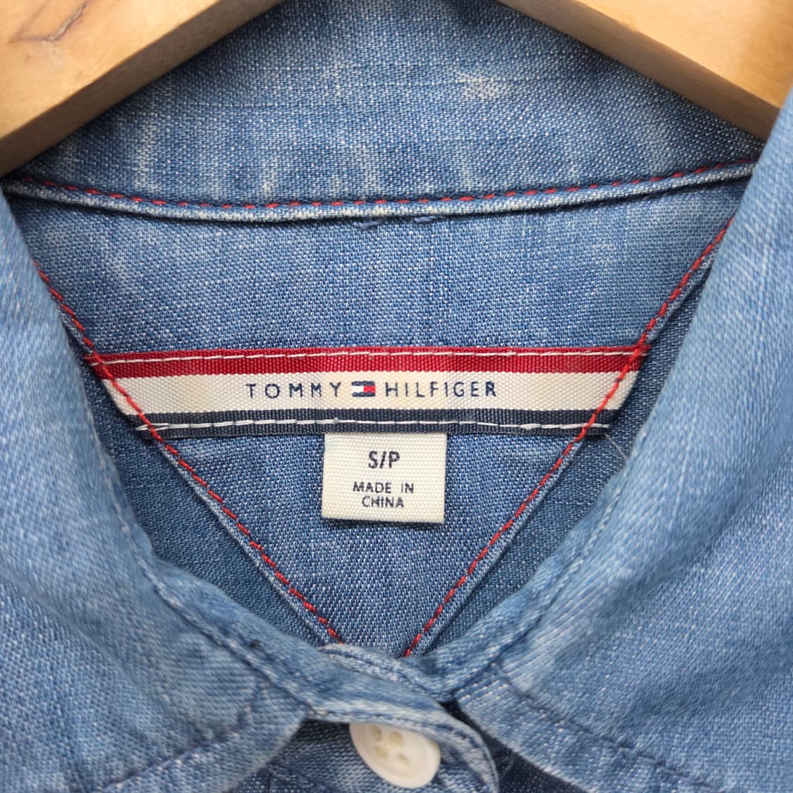 타미힐피거 데님 셔츠 여m 상품이미지3