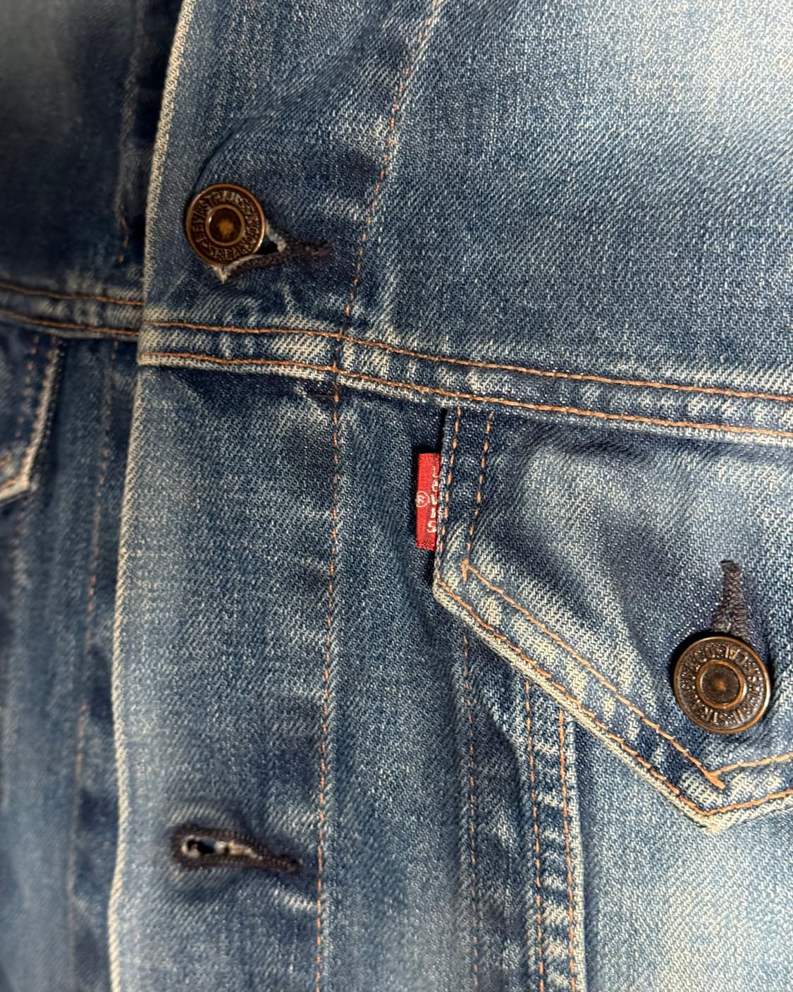 90‘s 리바이스 70500-04 타입 3세대 데님 트러커 자켓 S 상품이미지8