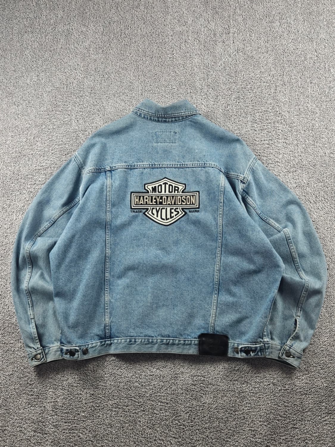 할리데이비슨 자수로고 데님 트러커 자켓 ( XL ) / 8160 상품이미지1