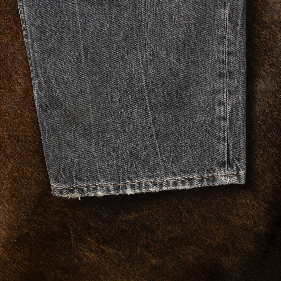 [33] 캘빈클라인 배기핏 루즈스트레이트 블랙 스모크 데님팬츠 그레이  상품이미지7