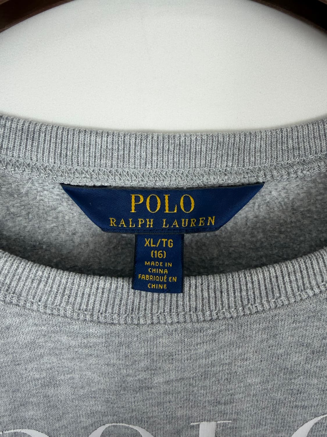 a51) 폴로랄프로렌 베어 크롭 맨투맨 상품이미지4