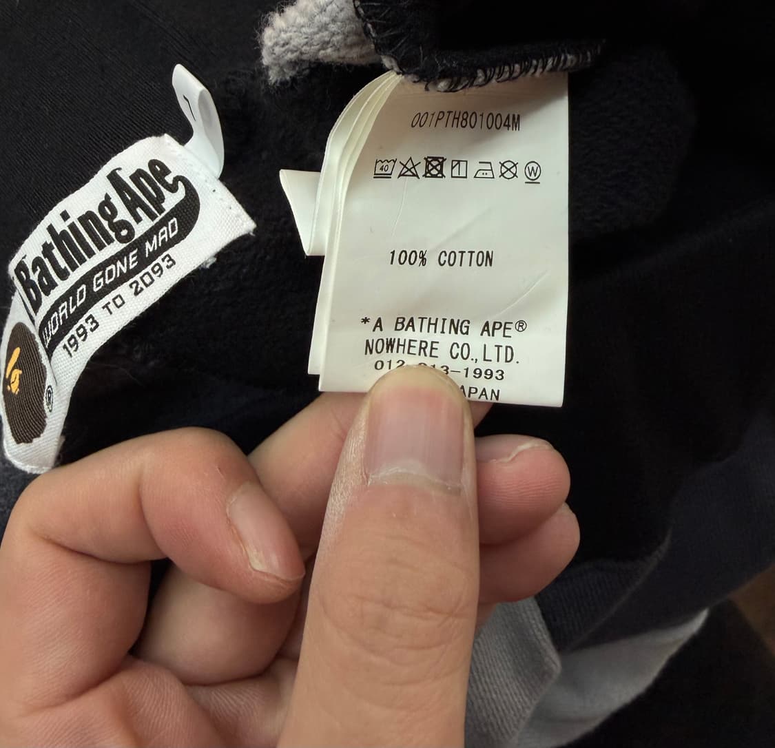 .L/ 베이프 하프앤하프 샤크 조거팬츠 상품이미지8