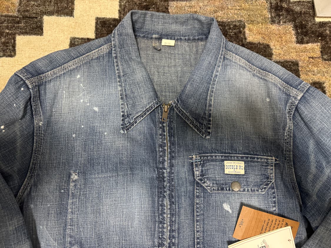 RRL 더블알엘 페인티드 데님 자켓 M 상품이미지3