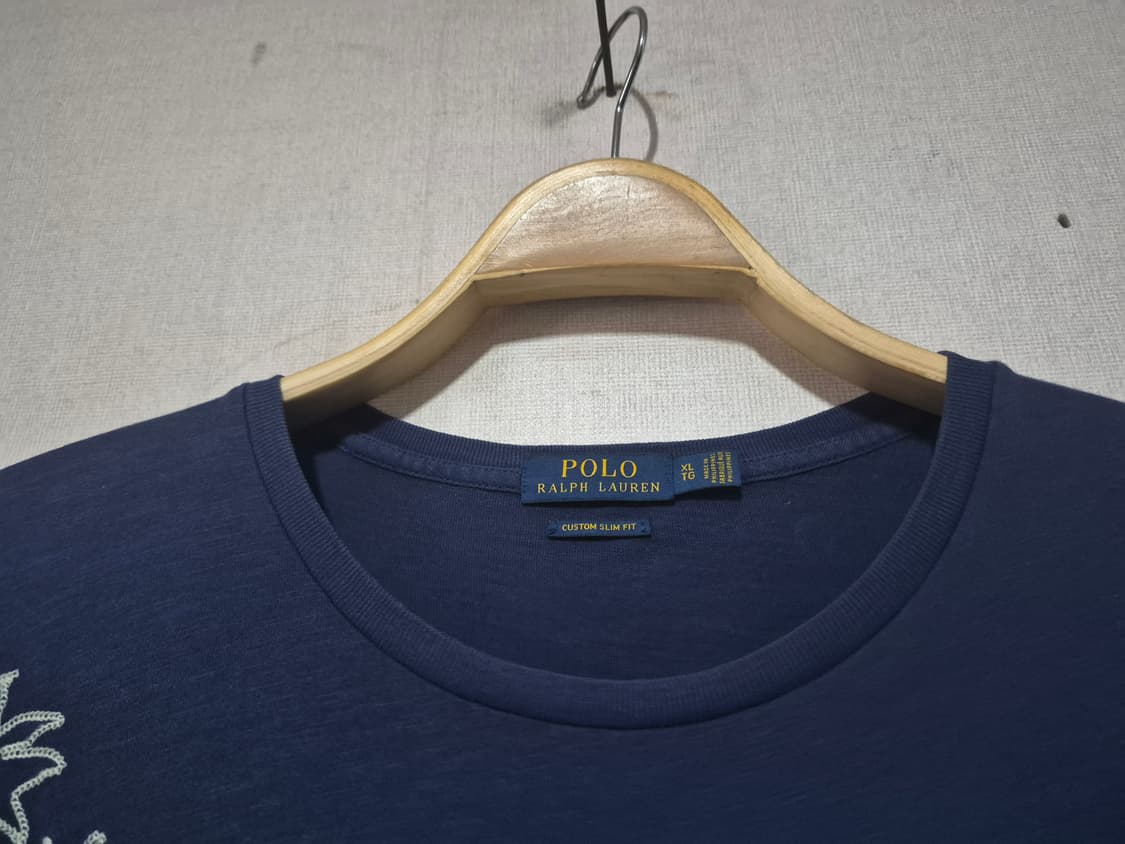 폴로 야자수 자수 라운드 반팔 (XL) 상품이미지5