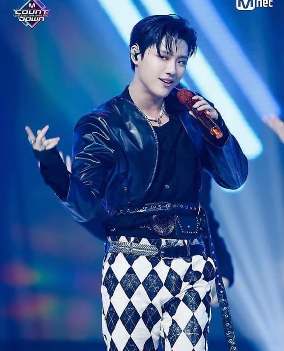 Masu 아가일 패턴 팬츠 상품이미지1