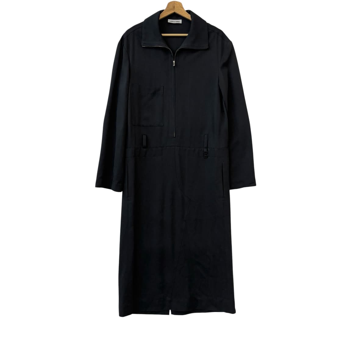로우클래식 Front Porket zip-up dress 블루그린 상품이미지1