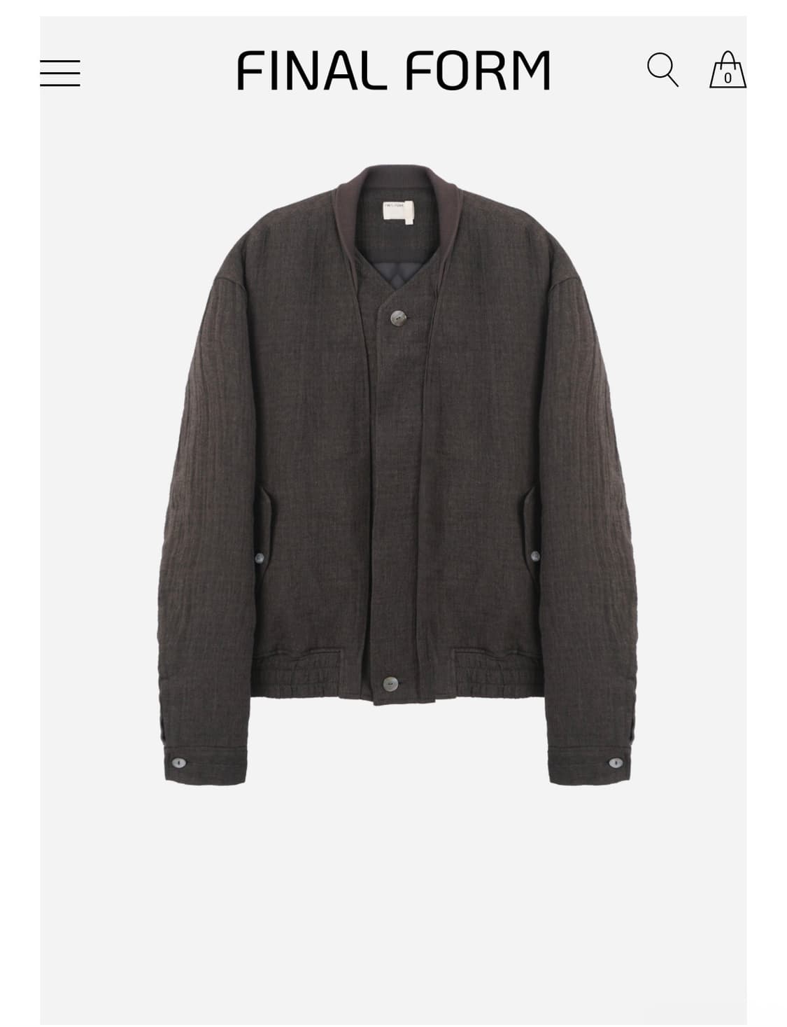 Finalform 002 bomber 상품이미지1