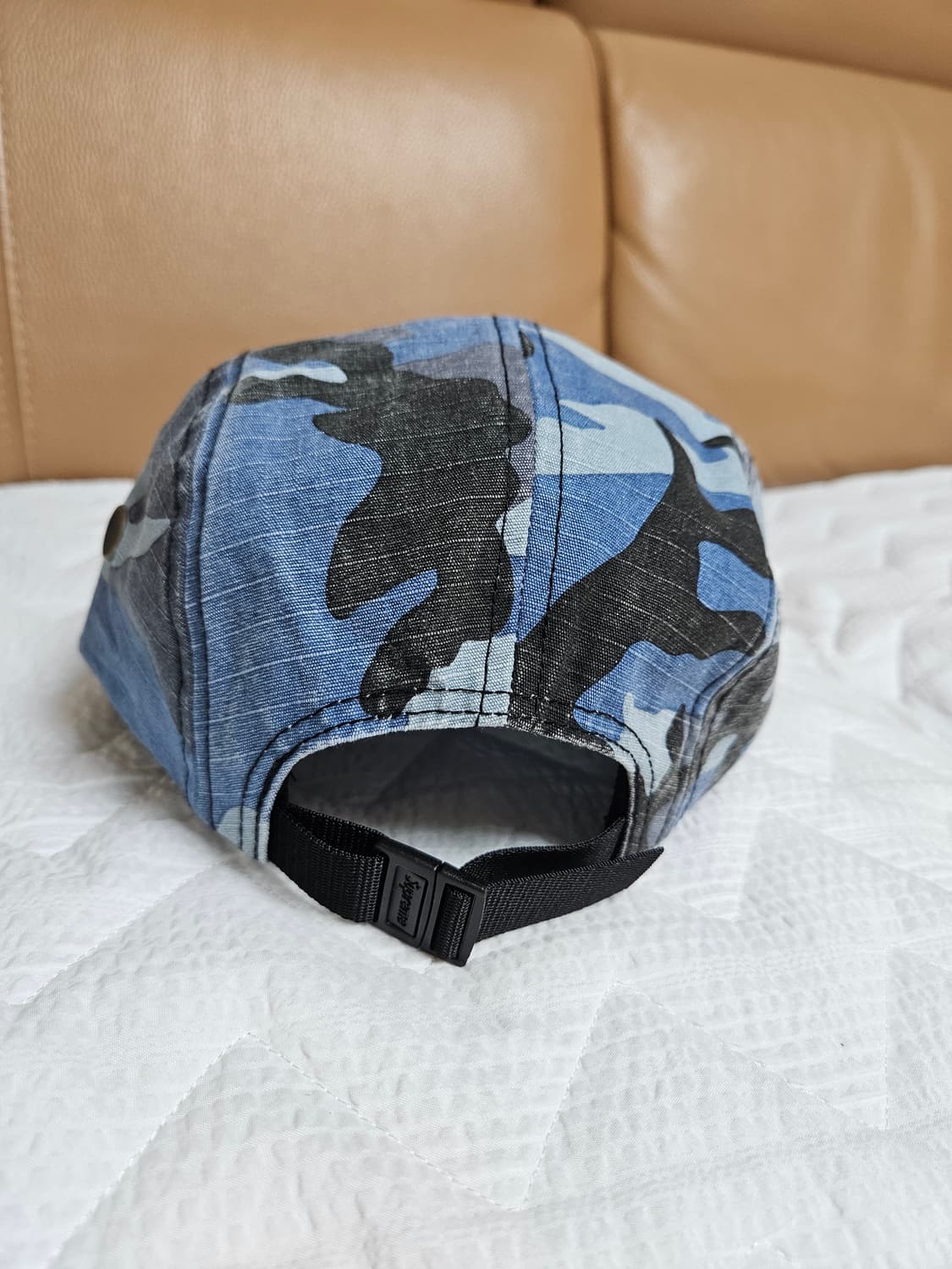 슈프림 밀리터리 캠프캡 모자 볼캡 블루 카모 25FW 상품이미지4