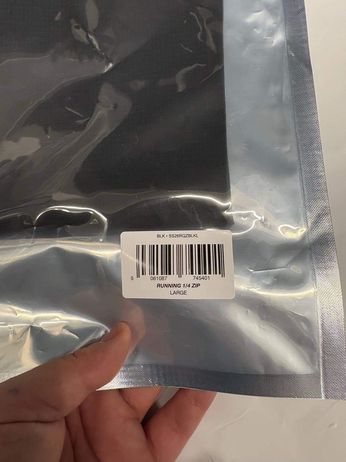 UVU 러닝 1/4 집 블랙 상품이미지4