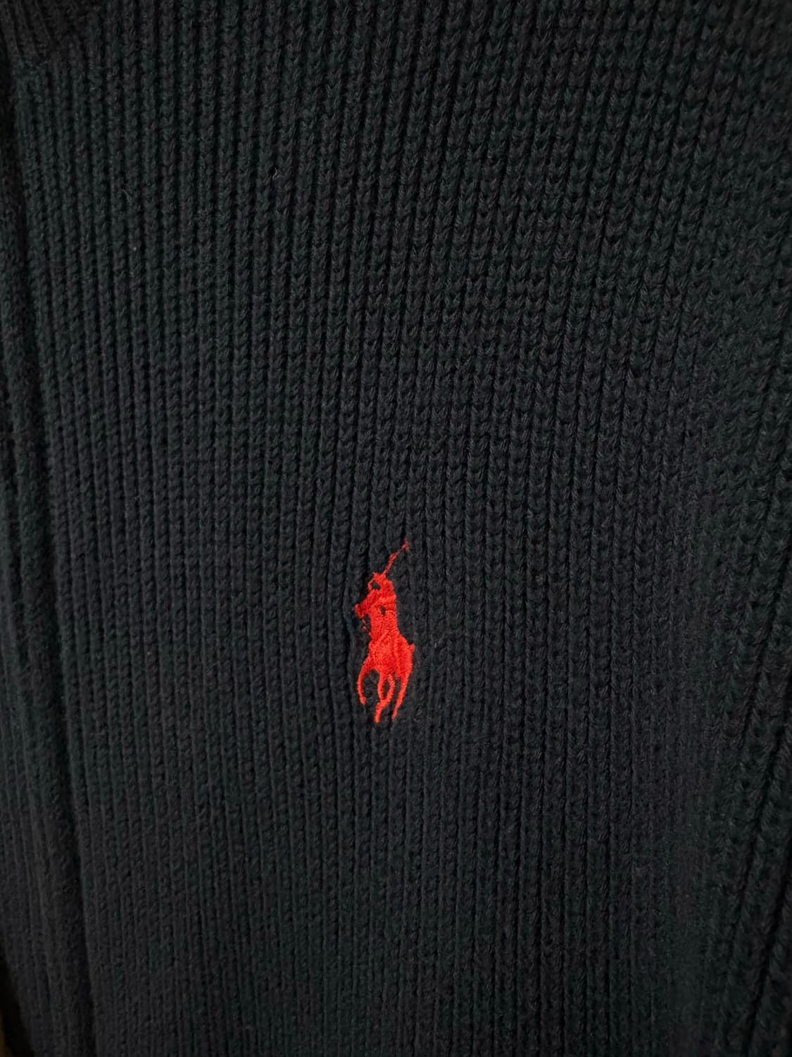 100% 정품) 폴로 니트집업 M  상품이미지2