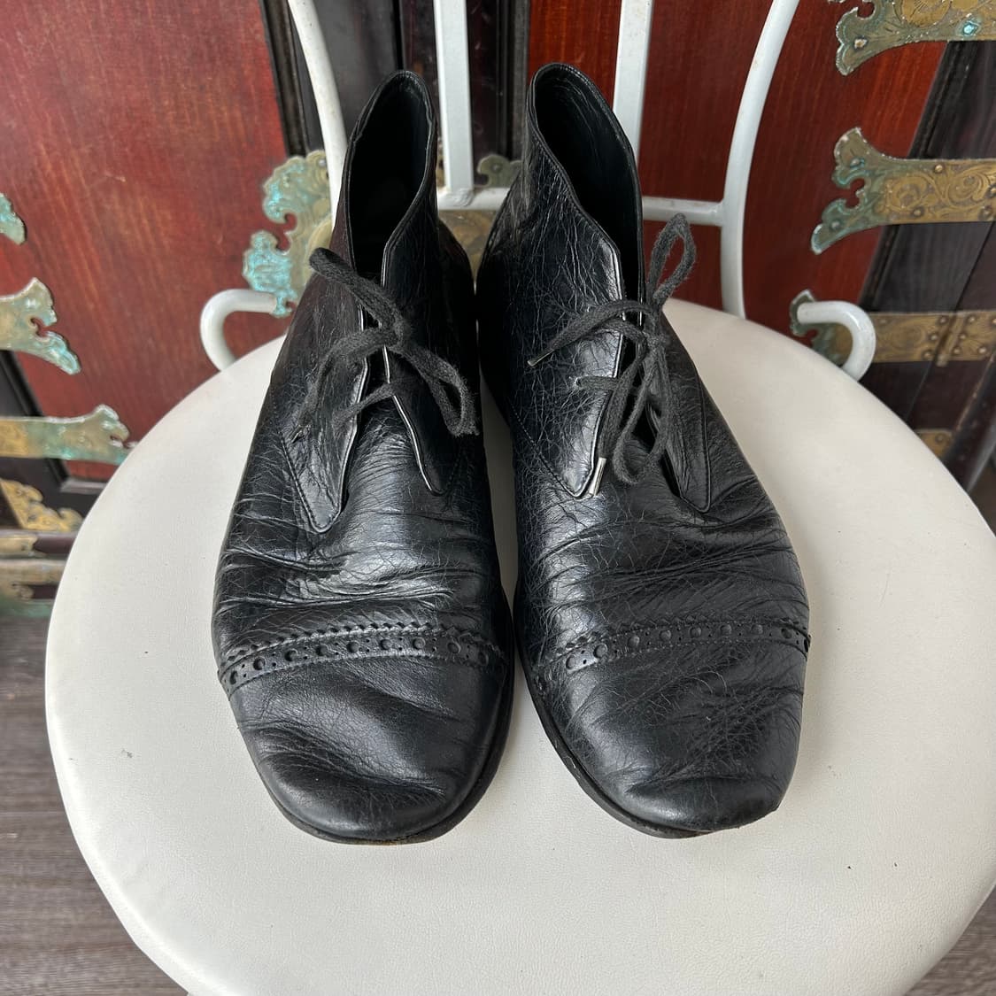 발렌시아가 레더 부츠 상품이미지3