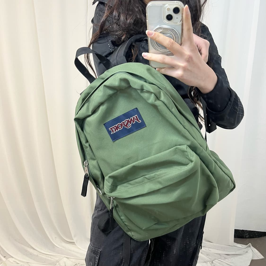 Jansport Khaki Backpack 상품이미지2