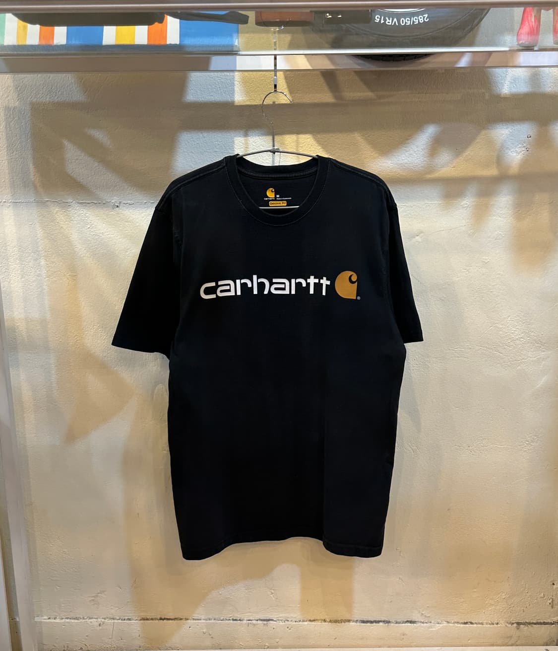 칼하트 스펠아웃 로고 반팔 티셔츠 블랙 M 상품이미지1