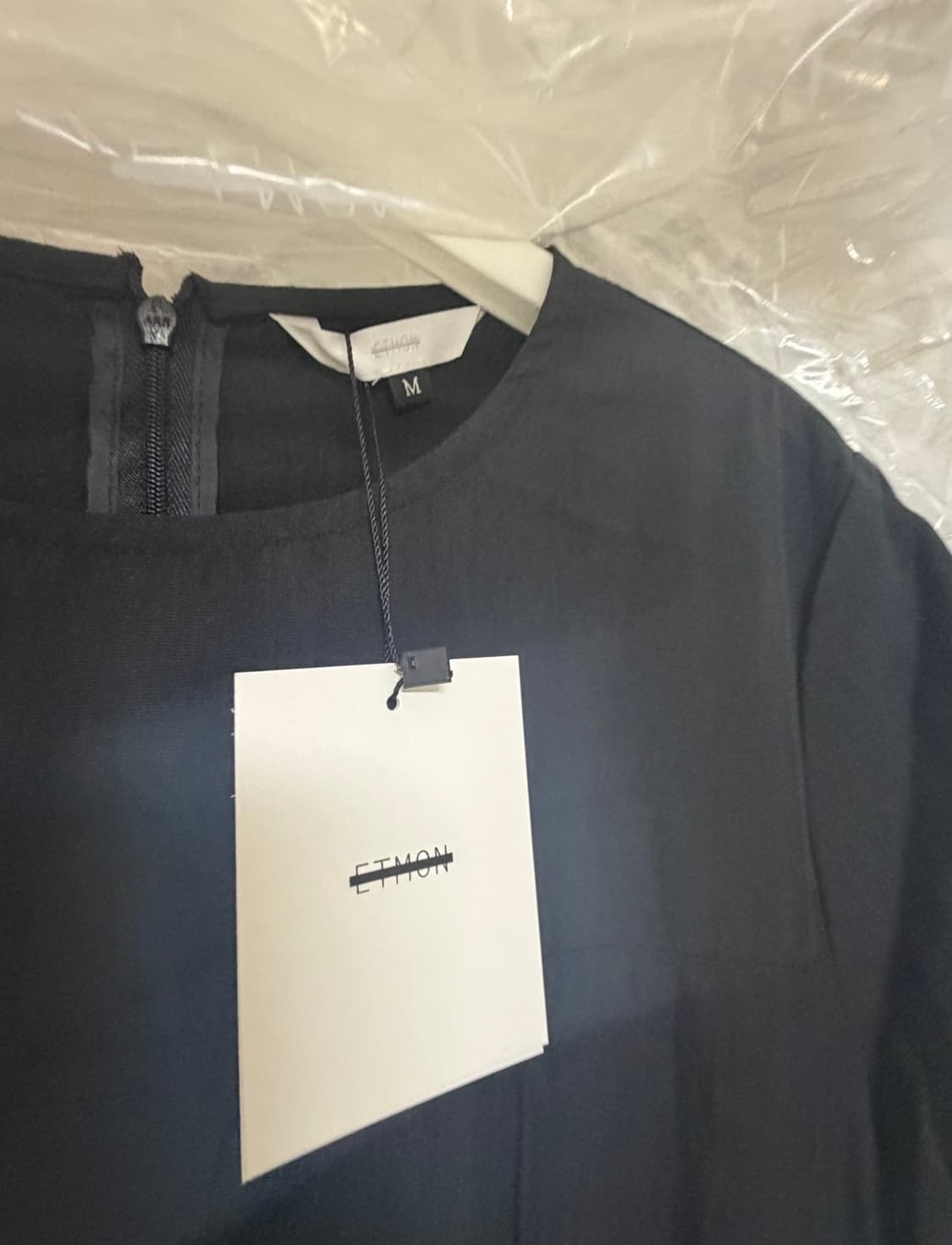 새상품) 에트몽 하프 플리츠 원피스 Half Sleeve Pleats 상품이미지4