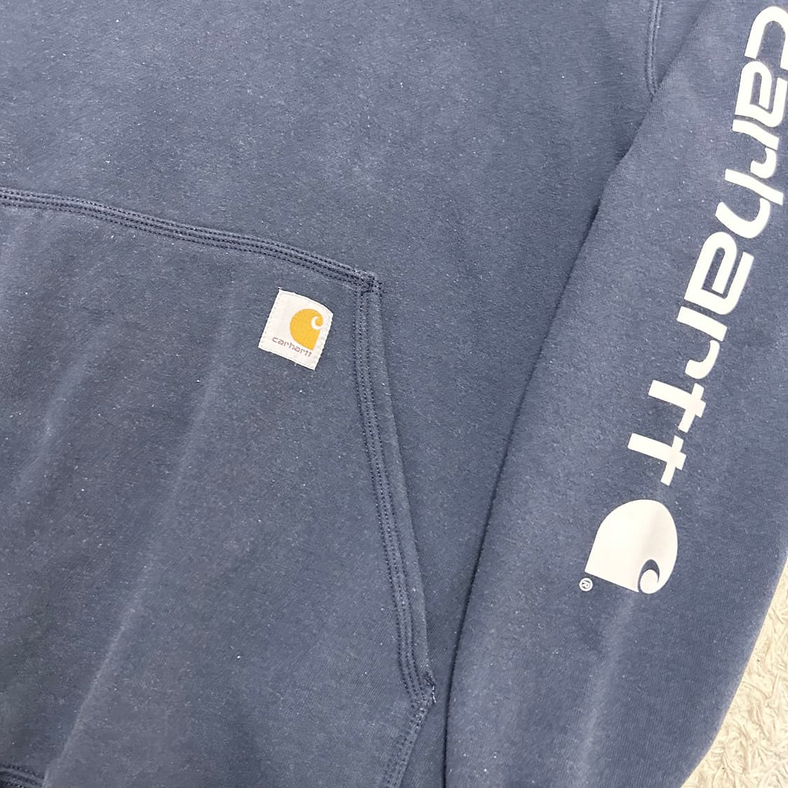 Carhartt Navy Hoodie 상품이미지5