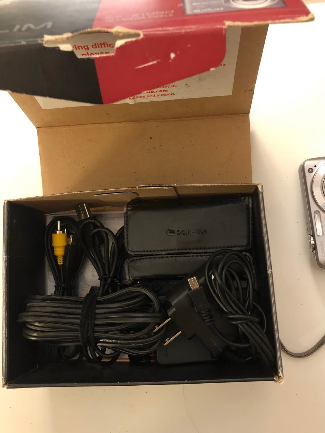 작례있음) 풀박스 카시오 엑슬림 EX-Z1080 상품이미지4