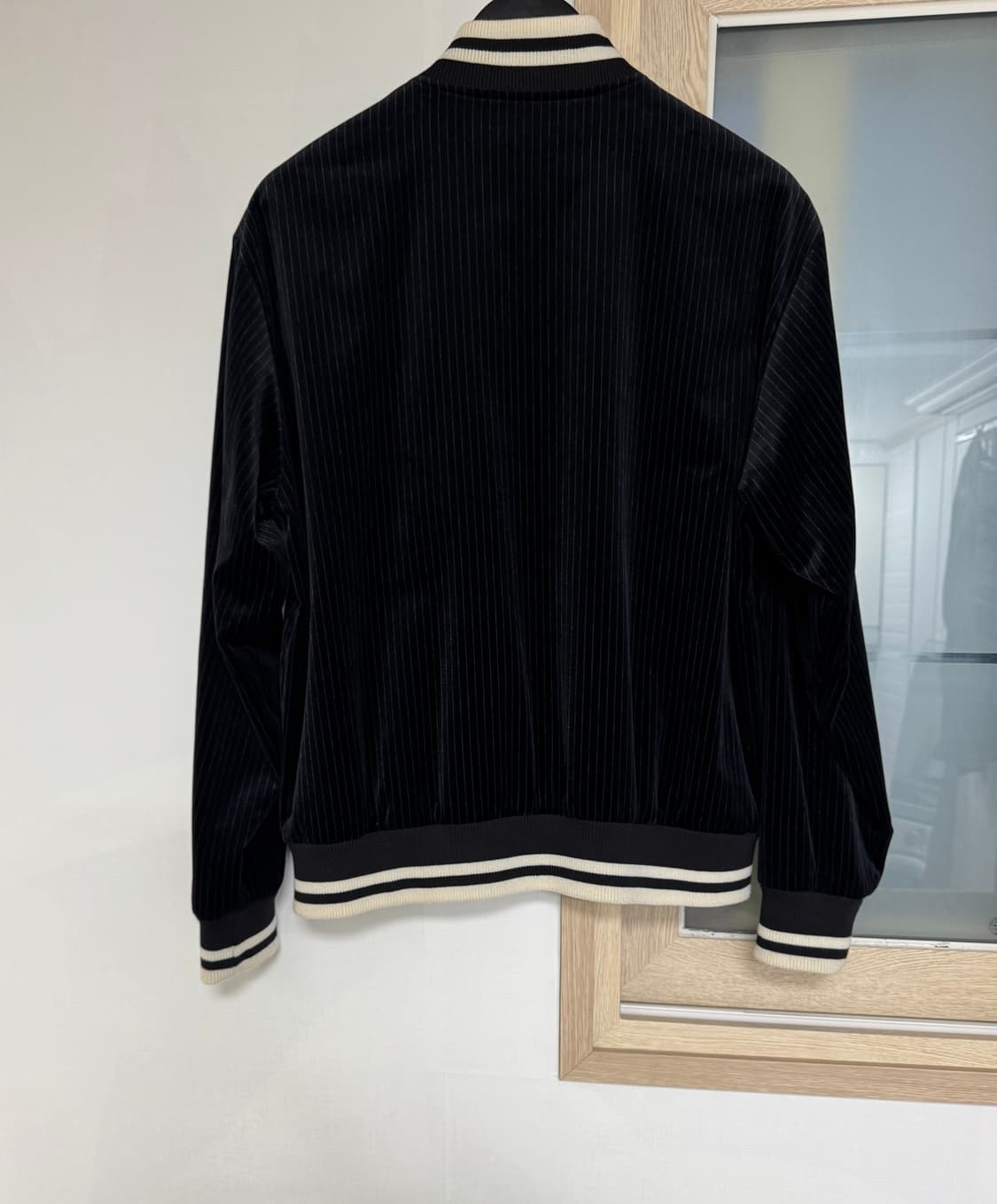 유스 벨벳 스트라이프 트랙자켓[L] 상품이미지2