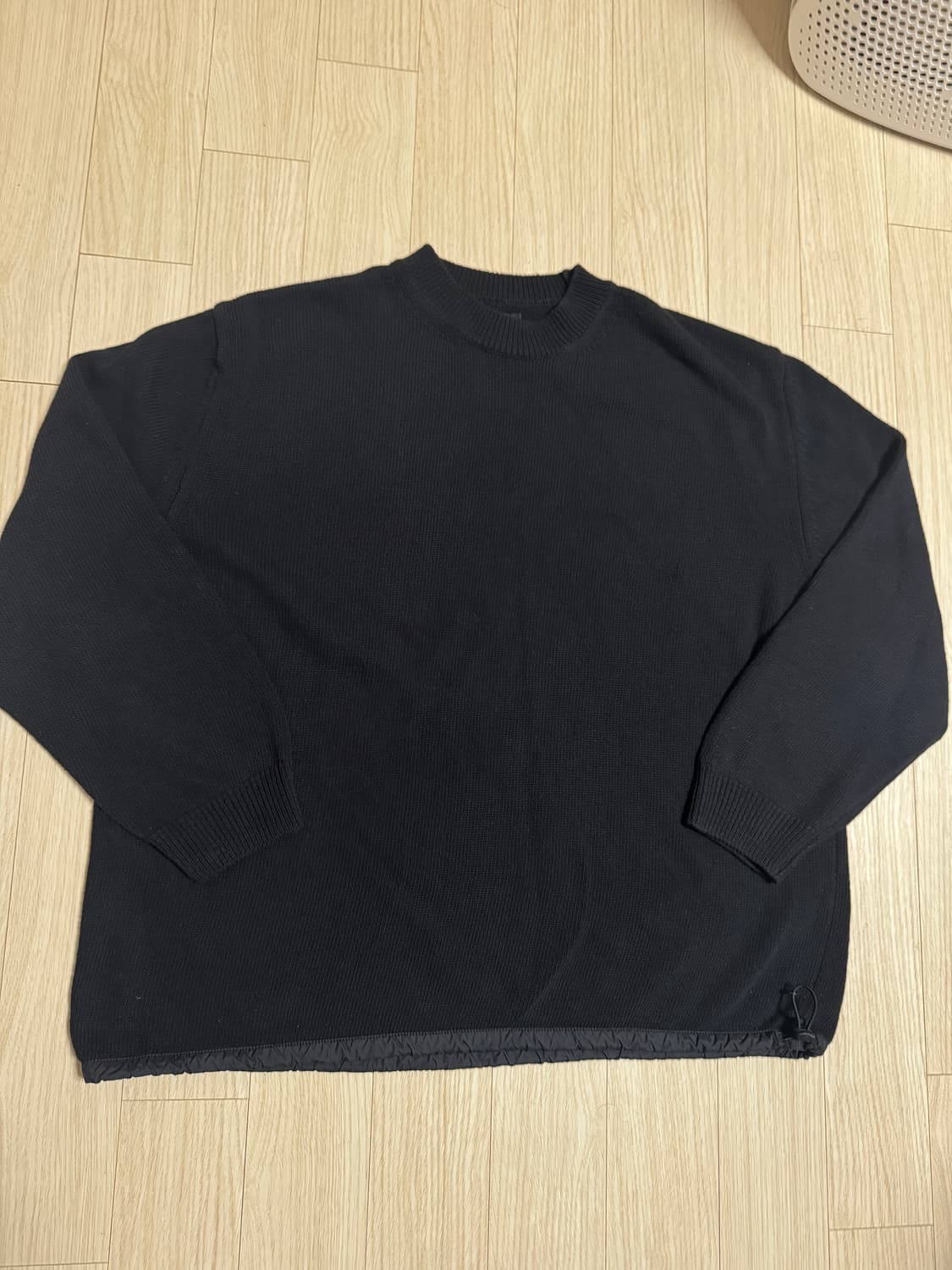 모이프 니트 [AW22]FN CREWNECK KNIT / BLACK 상품이미지1
